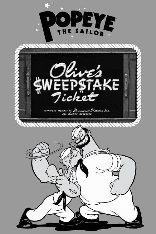 Olive's $weep$take Ticket 1941 official movie poster