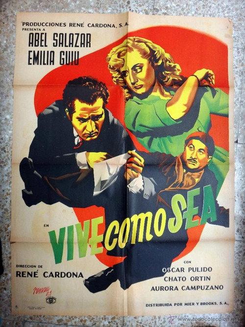 Vive como sea 1952 official movie poster