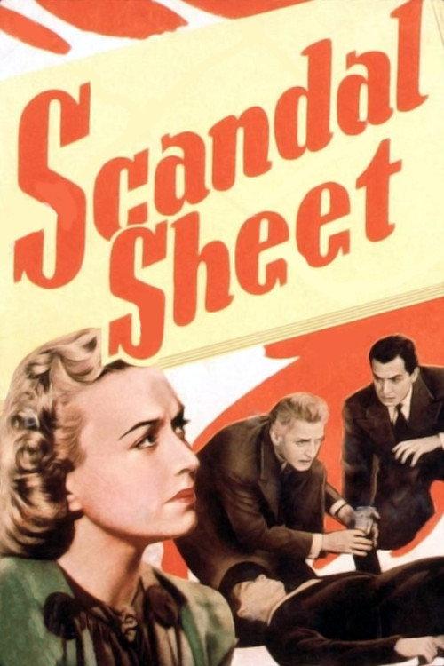 Scandal Sheet 1939 official movie poster