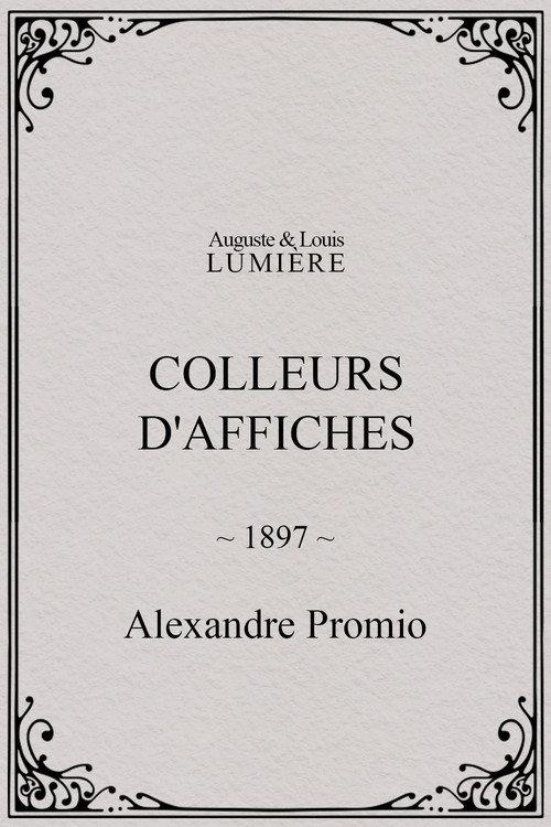 Colleurs d'affiches 1897 official movie poster