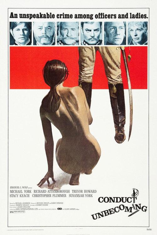 Conduct Unbecoming 1975 official movie poster