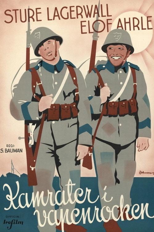 Kamrater i vapenrocken 1938 official movie poster