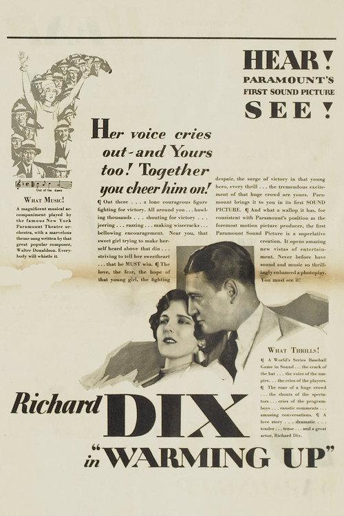 Warming Up 1928 official movie poster