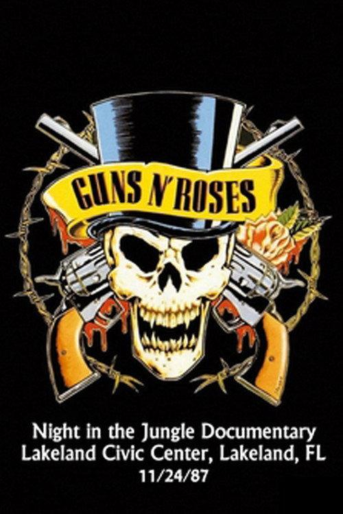 Guns N' Roses: A Night in the Jungle 1987 official movie poster