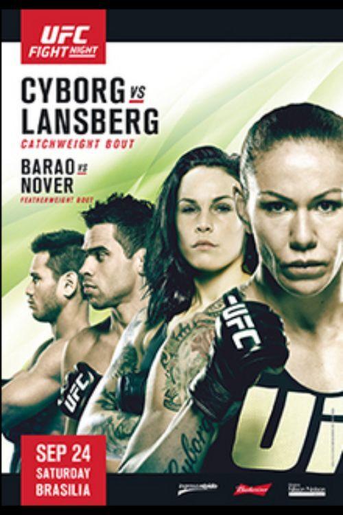 UFC Fight Night 95: Cyborg vs. Lansberg 2016 official movie poster