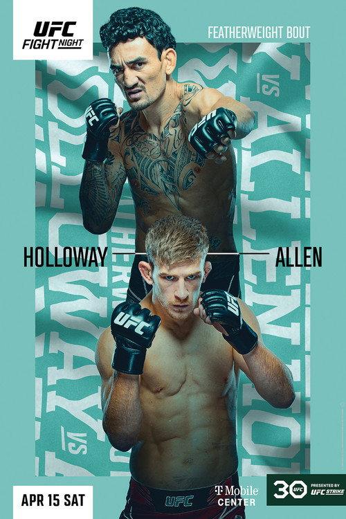 UFC on ESPN 44: Holloway vs. Allen 2023 official movie poster