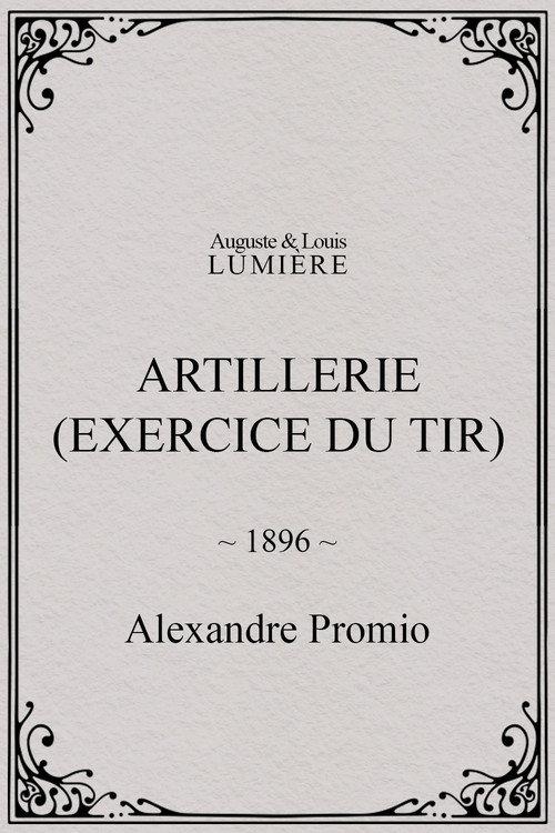 Artillerie (exercice du tir) 1896 official movie poster