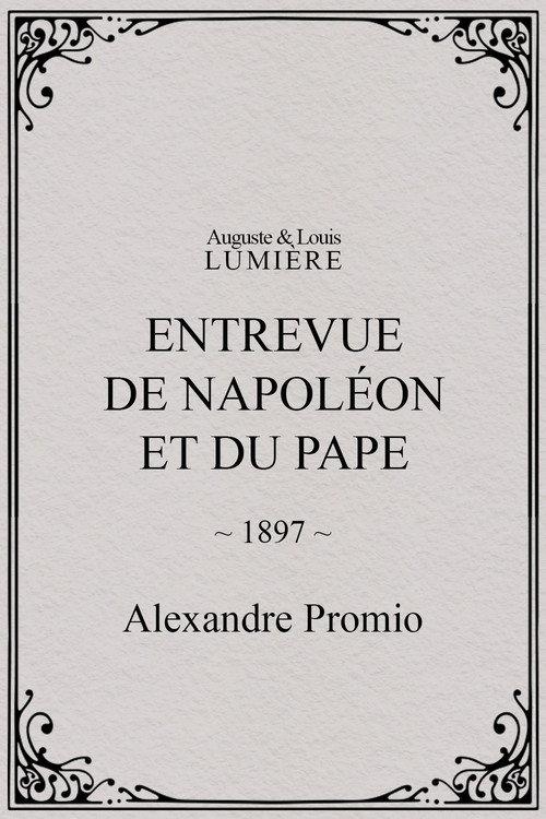 Interview Between Napoleon and the Pope 1897 official movie poster