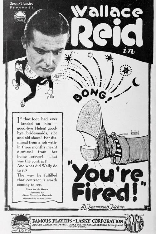 You're Fired 1919 official movie poster