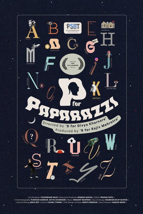 P for Paparazzi 2024 official movie poster