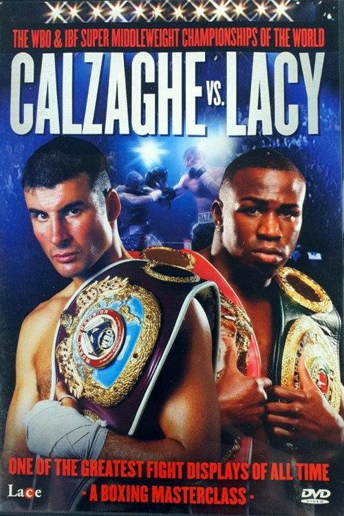 Calzaghe vs. Lacy 2006 official movie poster