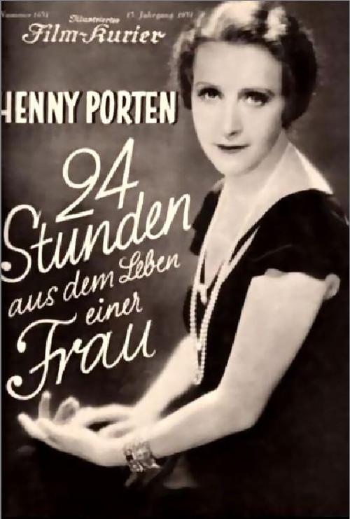 24 Hours of a Woman's Life 1931 official movie poster