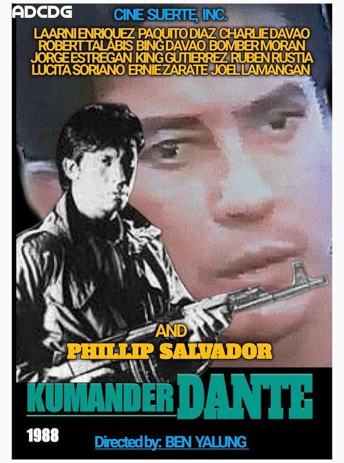 Kumander Dante 1988 official movie poster