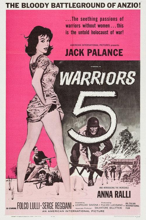 Warriors Five 1962 official movie poster