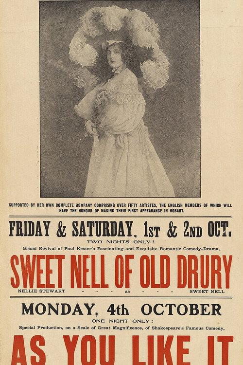 Sweet Nell of Old Drury 1911 official movie poster