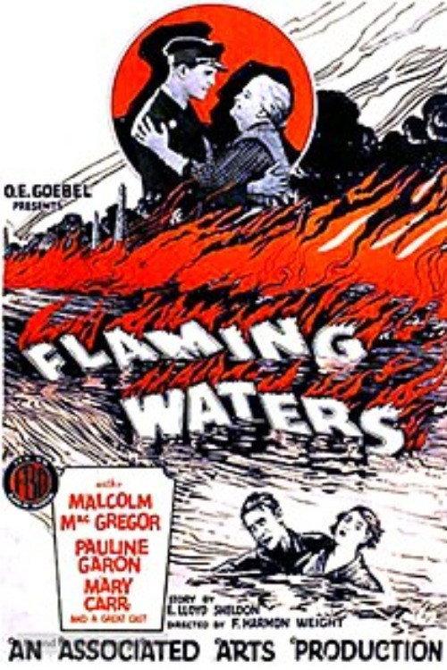 Flaming Waters 1925 official movie poster