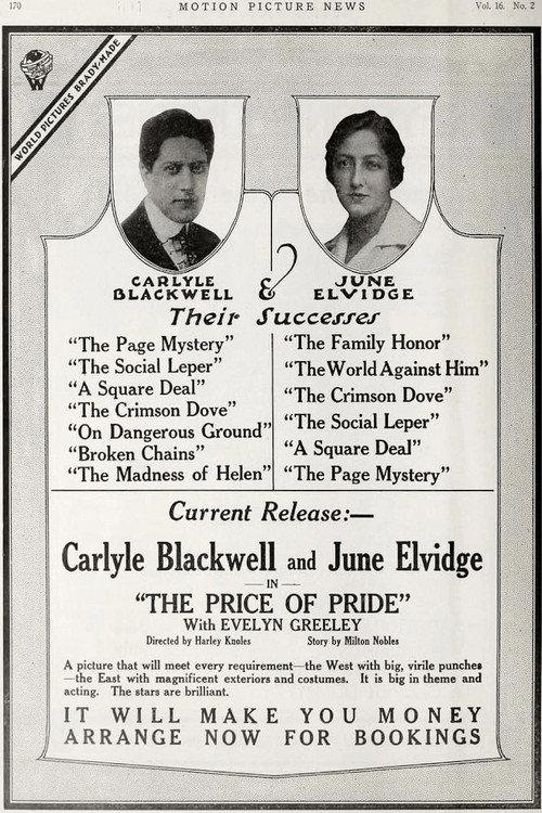 The Price of Pride 1917 official movie poster