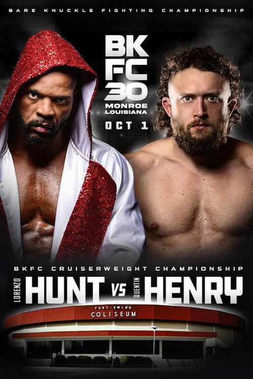BKFC 30: Hunt vs Henry 2022 official movie poster
