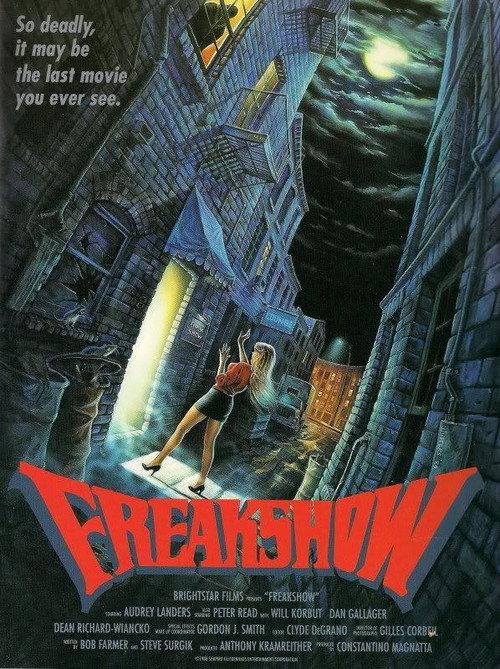 Freakshow 1989 official movie poster