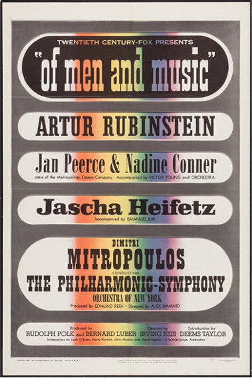 Of Men and Music 1951 official movie poster
