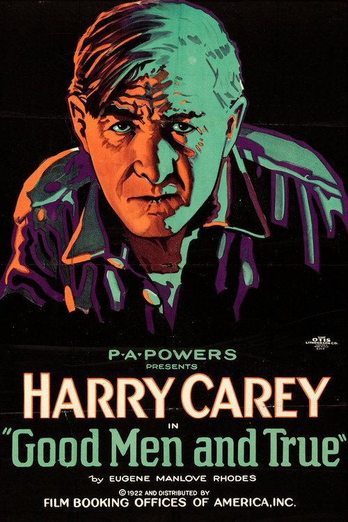 Good Men and True 1922 official movie poster