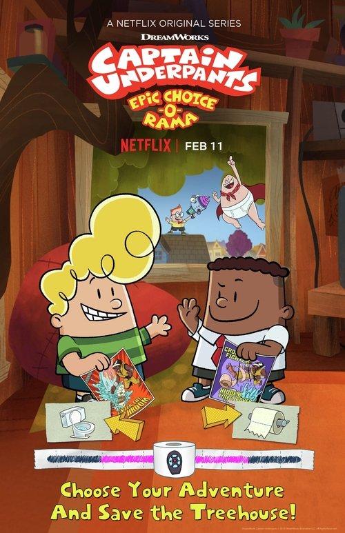 Captain Underpants Epic Choice-o-Rama 2020 official movie poster