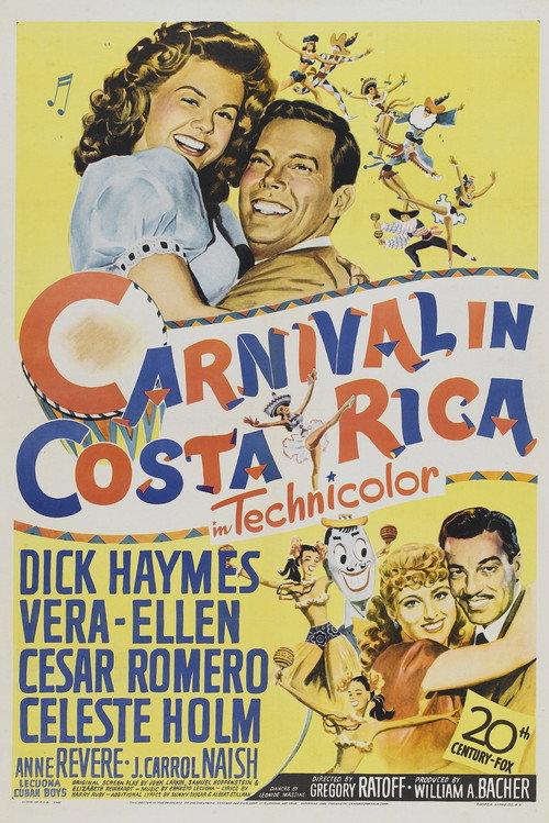 Carnival in Costa Rica 1947 official movie poster