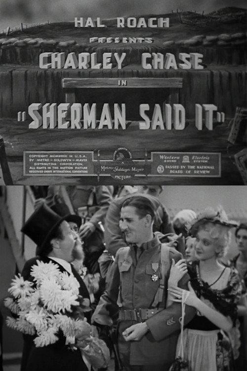Sherman Said It 1933 official movie poster