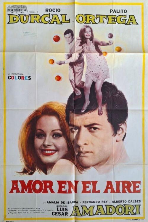 Amor en el aire 1967 official movie poster