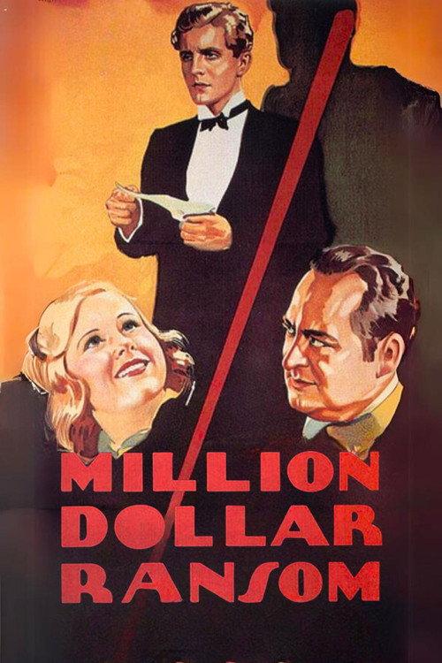Million Dollar Ransom 1934 official movie poster