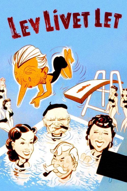 Lev livet let 1944 official movie poster