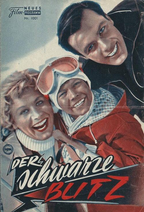 Der schwarze Blitz 1958 official movie poster