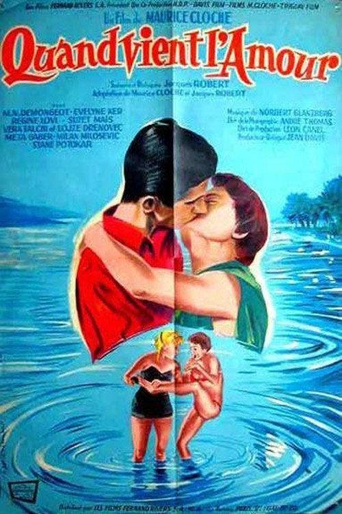 Quand vient l'amour 1956 official movie poster