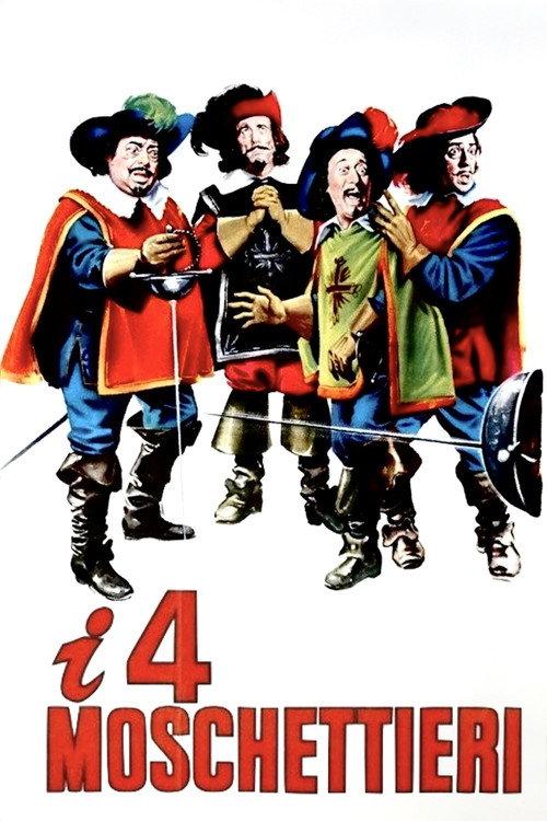 I 4 moschettieri 1963 official movie poster