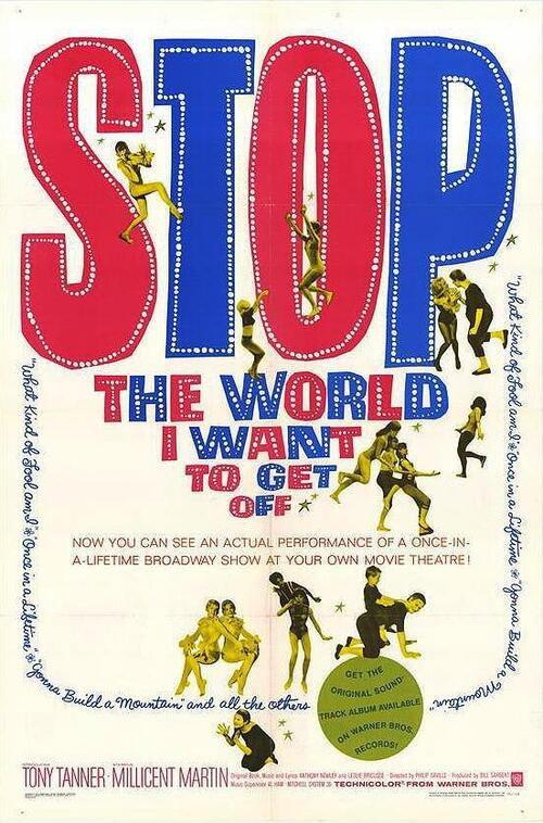 Stop the World: I Want to Get Off 1966 official movie poster