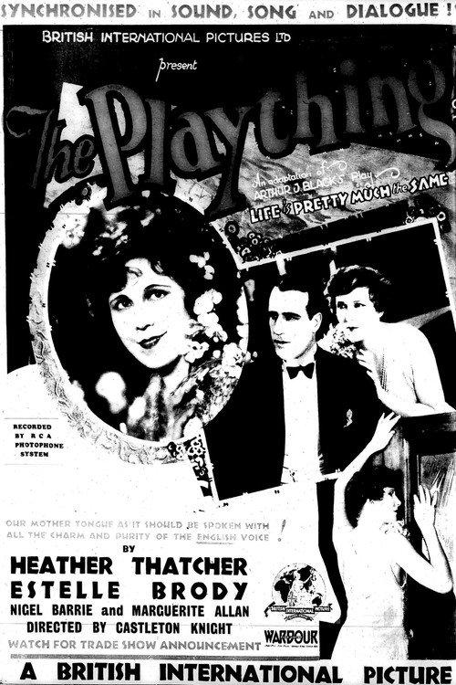 The Plaything 1929 official movie poster