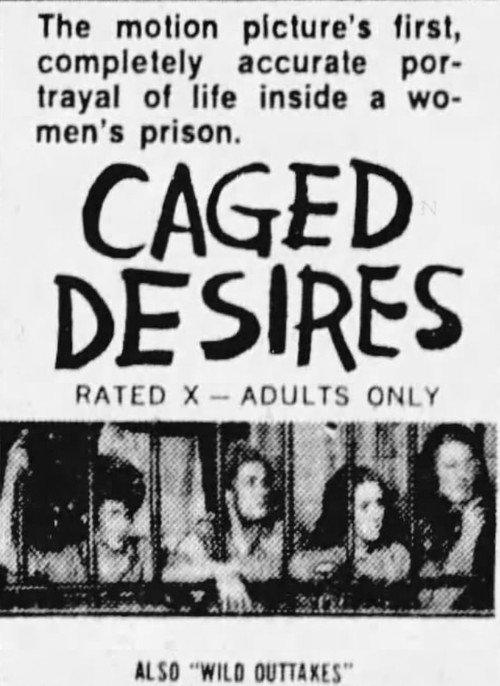 Caged Desires 1970 official movie poster