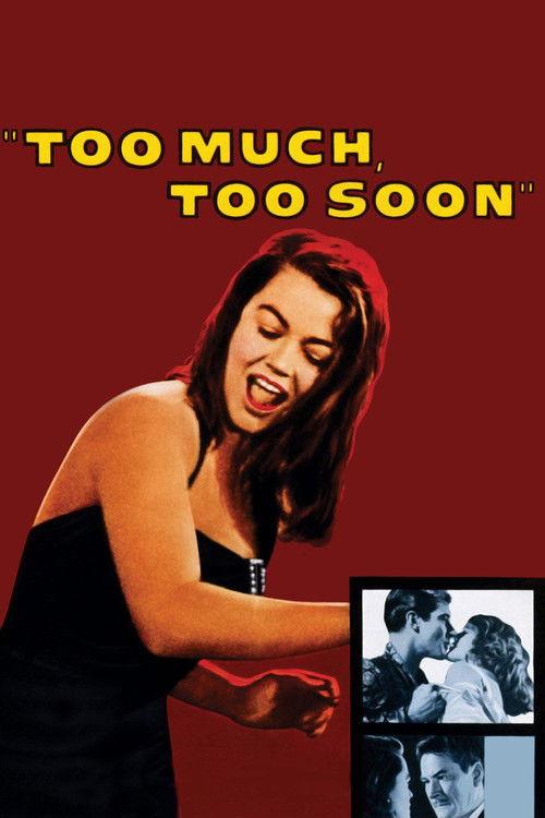 Too Much, Too Soon 1958 official movie poster