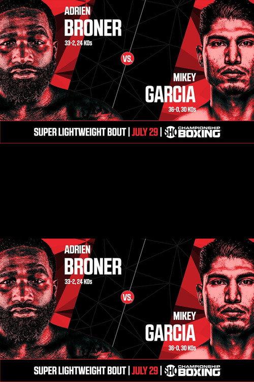 Adrien Broner vs. Mikey Garcia 2017 official movie poster