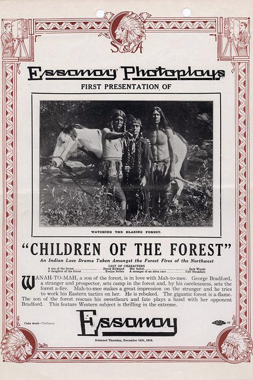 Children of the Forest 1913 official movie poster