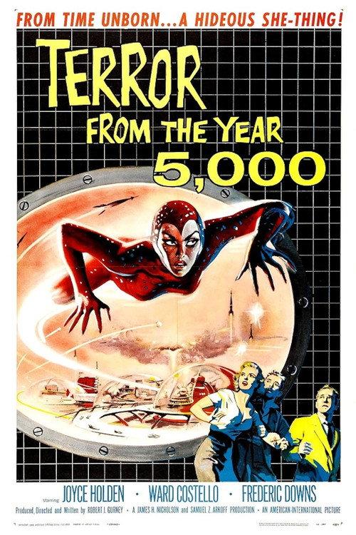 Terror from the Year 5000 1958 official movie poster