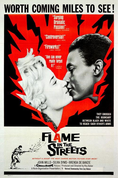 Flame in the Streets 1961 official movie poster