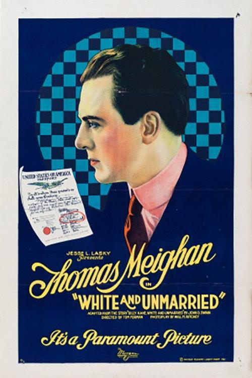 White and Unmarried 1921 official movie poster