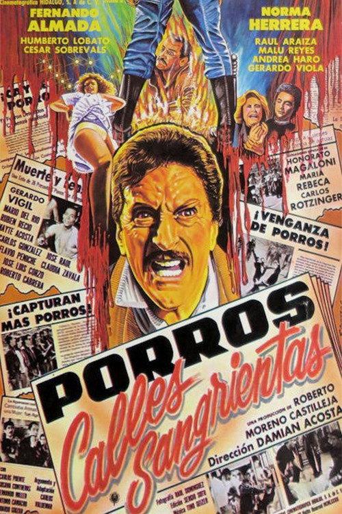 Bloody Streets 1990 official movie poster