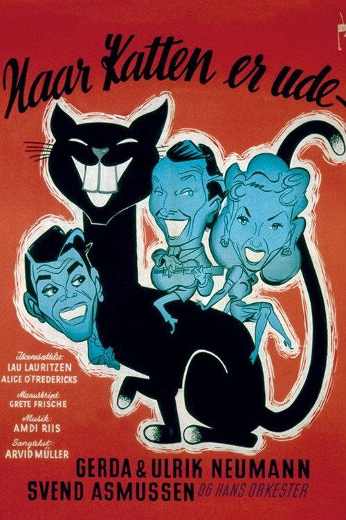 Naar katten er ude 1947 official movie poster
