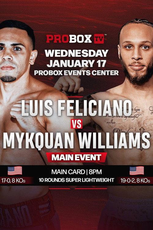 Luis Feliciano vs. Mykquan Williams 2024 official movie poster