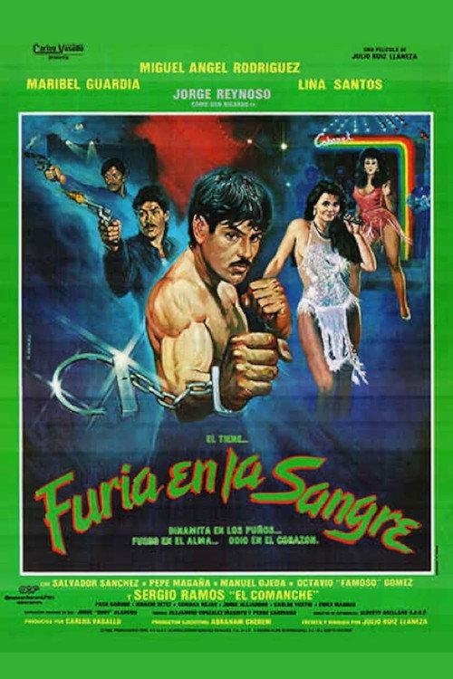 Furia en la sangre 1988 official movie poster