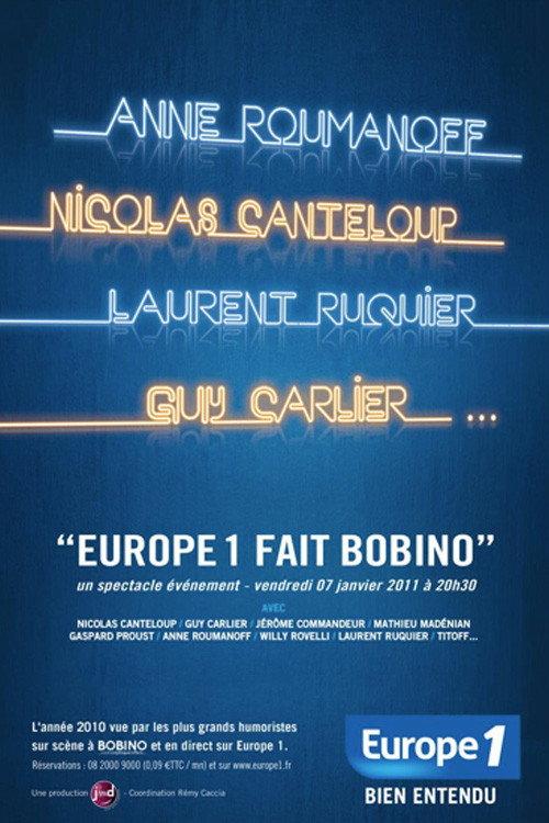 Europe 1 fait Bobino 2011 official movie poster