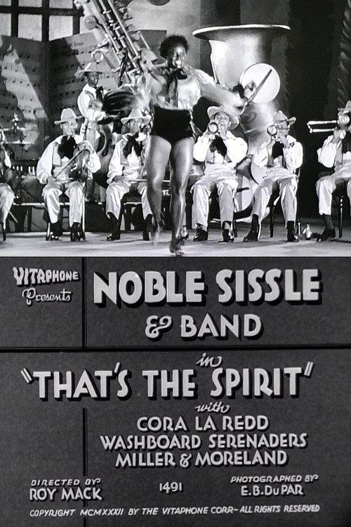 That's the Spirit 1933 official movie poster