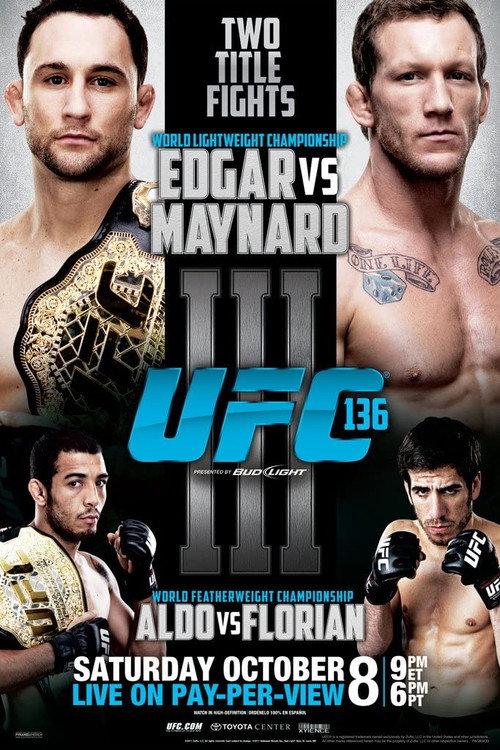 UFC 136: Edgar vs. Maynard III 2011 official movie poster